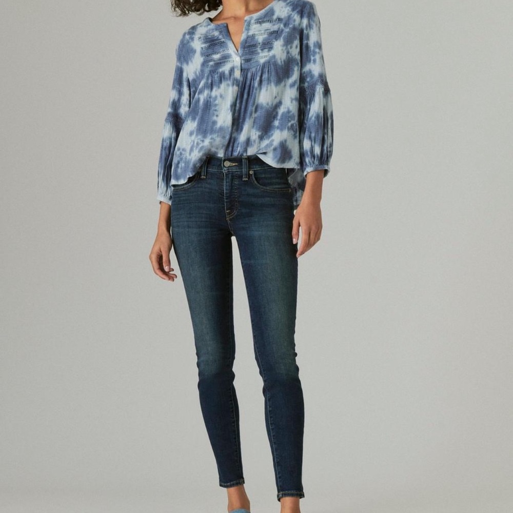 Lucky Brand Ava Skinny Mid-rise Jeans in Size 8/29
